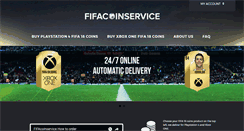 Desktop Screenshot of fifacoinservice.com