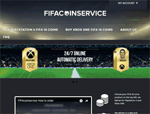Tablet Screenshot of fifacoinservice.com